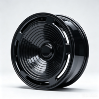 Velg Roda NEXUS RIM 12000T Desain Cekung Tempa, Alloy, Multi PCD 16-26 Inch, Hitam Gloss, Aftermarket, Custom