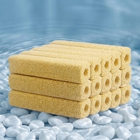 Blocs filtrants carrés en céramique pour aquarium, médias biologiques écologiques pour bassin d'eau salée, aquarium et filtration de l'eau.