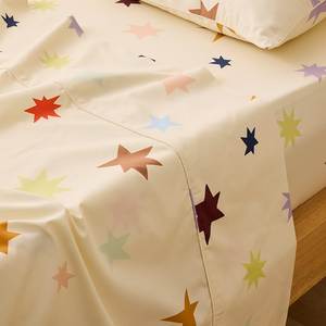 Juego de Ropa de Cama de Cuatro Piezas a Rayas 100% Algodón, Personalizado, con Dos Fundas de Almohada, Certificado OEKO-TEX, 200 Hilos, Suave y Cómodo - Product Image 2