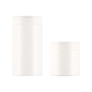 Minnie <b>Plastic</b> Cylinder Bottle 500g Flip Top Cap White Cosmetic Packaging <b>Jar</b> Hair Mask Face Cream Container - Product Image 5