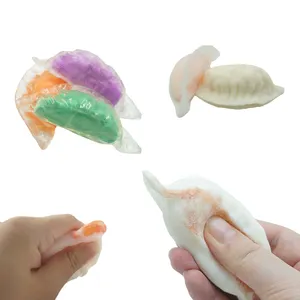 Mini Squish Toys Mochi Kawaii Colorful Dumpling Stress Relief Squeeze Stretch Toy Hand Exercise For Birthday Gifts