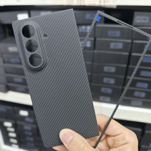 Biểu Tượng Tùy Chỉnh Chống Sốc Từ Trường Hợp Điện Thoại Carbon Fiber Shell Aramid Sợi Gấp Màn Hình Bảo Vệ Bìa Đối Với Samsung Z Gấp 7 - Product Image 3