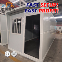 Conteneur de Stockage Modulaire Préfabriqué Portable de 20 pieds, Unité de Rangement Unique et Mobile, Maison Pliante en Conteneur Maritime – Nouveauté !