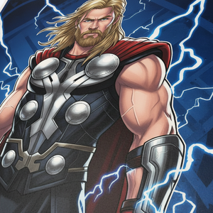 אמנות מותאמת אישית הדפסים hd דיגיטלי/giclelee/נייר/נייר/סאטן אמנות קומיקס משובח thor fanart hor penart תמונת קיר פוסטרים - Product Image 4