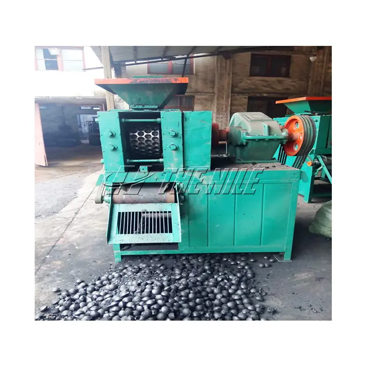 Máquina de prensado para la fabricación de briquetas de carbón, Bola de carbón en forma de almohada