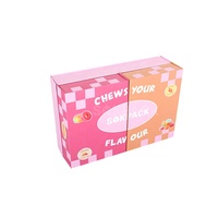 Maßgefertigte Beidseitig Öffnende Umweltfreundliche Karton-Geschenkbox Matt Laminiert UV-Beschichtet für Süßigkeiten Desserts Babynahrung Party Stabile Ausführung