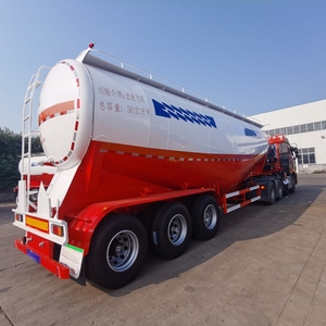 Bán Giá Thấp 40-50 Tấn Mới V-Loại Số Lượng Lớn Xi Măng Tank Bán Trailer Lưu Trữ Tàu Chở Máy Nén Khí Bột Khô Số Lượng Lớn Xi Măng Lưu Trữ - Product Image 5