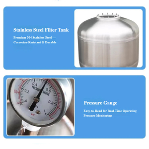 Vente directe usine : Filtre à <span class=keywords><strong>sable</strong></span> en acier inoxydable 800mm 900mm à montage supérieur pour <span class=keywords><strong>piscine</strong></span> <span class=keywords><strong>hors</strong></span> <span class=keywords><strong>sol</strong></span> – <span class=keywords><strong>Filtration</strong></span> d'eau - Product Image 5