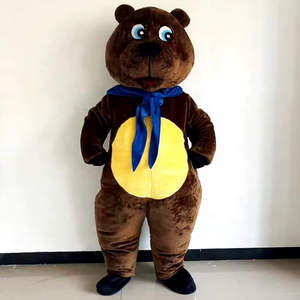 Costume <span class=keywords><strong>de</strong></span> mascotte adulte en forme <span class=keywords><strong>de</strong></span> <span class=keywords><strong>castor</strong></span>, personnalisé et populaire, pour fêtes, par Guangzhou Enjoyment CE - Product Image 1