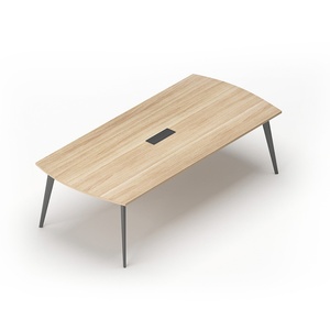 Salle de réunion du conseil d'administration, salle de réunion moderne, tables et chaises de conférence de luxe pour 8 personnes - Product Image 6