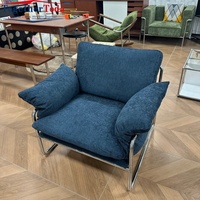 Fauteuil individuel de salon au design italien créatif Bauhaus, idéal pour la maison, l'hôtel, la salle à manger ou l'appartement