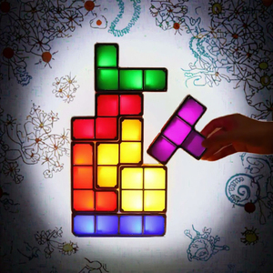 Tối giản DIY 3D LED ánh sáng ban đêm Stackable Câu Đố Glow Khối Ma Thuật lồng vào nhau giáng sinh bàn đèn cho Đảng trang trí - Product Image 2