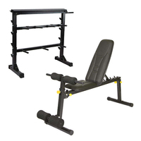 Banc de musculation réglable en acier avec logo original, directement de l'usine, pour usage multifonctionnel à domicile