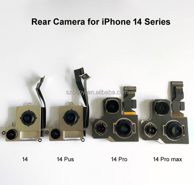 Wholesale Original Rear Camera for iPhone 14 14Plus 14pro 14Pro Max Back Camera Rear Main Lens Flex Cable Camera