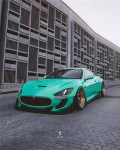 Pour kit large-body <span class=keywords><strong>Maserati</strong></span> GT Gran Turismo mises à niveau capot de spoiler de diffuseur de lèvre avant de style LB avec corps large - Product Image 2