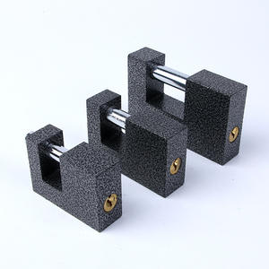 Pujiang फैक्टरी 70/80/ 90/100mm इस्पात लोहे की Candado भारी शुल्क डी आकार स्टील 94mm आयत ताला - Product Image 1