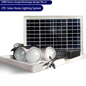 CFE 10000mAh mini batería pequeña sistema solar con PV con USB con bombillas para la iluminación del hogar - Product Image 3