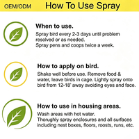 Spray à base de plantes pour poulet, 950 ml, formule à base de plantes