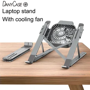 Foldable Laptop tablet Stand With Cooling Fan Heat Dissipation For Desktop MacBook Air Pro Stand Notebook Holder Cooler