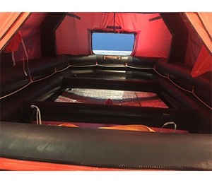 Phao cứu sinh tự nổi có mái che, chất liệu màu cam, sức chứa 6, 10, 15, 20, 25, 30, 35, 50, 65, 100 người, dùng cho du thuyền, thả xuống cứu sinh - Product Image 2