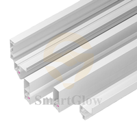 Profilés en aluminium pour bandes LED décoratives intérieures 2M 3M 3.2M 3.6M, profilés pour bandes LED extensibles pour murs et plafonds