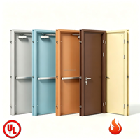 Puerta Cortafuego de Acero con Certificación UL, Insonorizada y Acústica, Personalizada, Metálica, para Almacenes, Oficinas Industriales, Habitaciones, Puerta Cortafuego UL