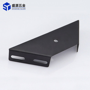 Shengyuan Iron Bed Corner Brace Large Black Furniture Support Bracket Durable Connectors Shelf Supports - Product Image 2