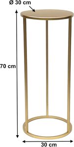 Support rond moderne écologique en métal doré enduit de poudre pour plantes, support pour plantes, emballage pour vente par correspondance à l'extérieur - Product Image 2