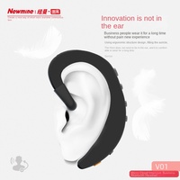 VIEFONG V01 Penting untuk Perjalanan Luar Negeri Bisnis Interkom Gantung Telinga SOS Terjemahan Nirkabel 60+ Bahasa Headset
