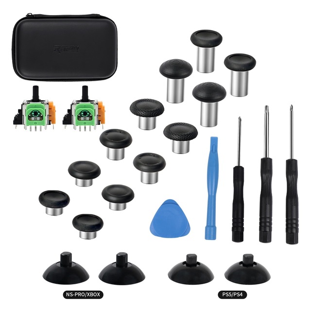 TMR Hall Magnetoresistive 3D Analog Joystick Replacement Kit for PS5 PS4 Xbox  Switch Controller