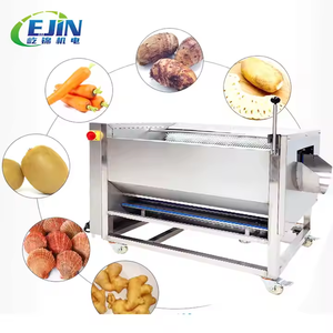 Heavy-Duty Vegetable Peeler Washer <strong>Machine</strong> Sweet Potato Carrot <strong>Radish</strong> <strong>Processing</strong> Equipment Farm Root Vegetable Cleaning Solution - Product Image 1