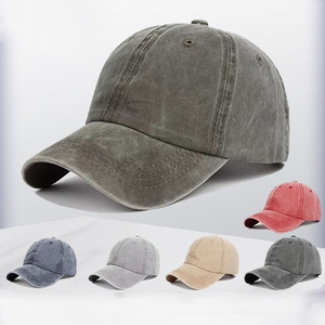 Casquette de Baseball Distressed Personnalisée en Coton Lavé Vintage Ajustable Unisexe de Qualité Supérieure, en Top Vente, pour Noël - Product Image 3