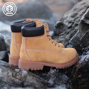 <span class=keywords><strong>Botas</strong></span> Marrones Hechas de Cuero Vacuno de Primera Calidad, <span class=keywords><strong>Botas</strong></span> <span class=keywords><strong>Martin</strong></span> Casuales para Hombre y Mujer, Diseño Antideslizante - Product Image 3