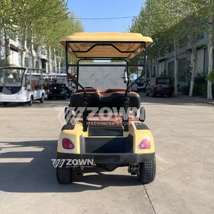 Carrito de Golf Eléctrico Clásico para 4 Pasajeros con Techo Rígido para Servicio de Transporte de Visitantes en Zonas Turísticas y Comunidades - Product Image 3
