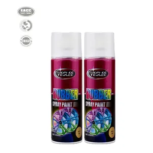 Low Smell Quick-drying Thermoplastic Acrylic Aerosol Colorful Rubber Paint Spray