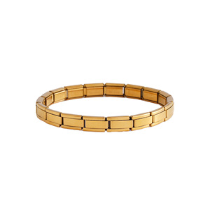 Bracelet modulaire en acier inoxydable de 7 mm pour femmes, design géométrique, bijoux de mode à combiner pour les jeunes - Product Image 2