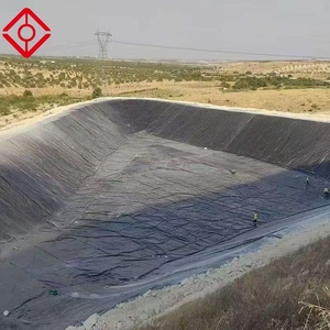Qianyuan HDPE tấm nhựa <span class=keywords><strong>geomembrane</strong></span> 0.5mm-2mm cho mương lót kênh lót cách ly lớp chống thấm nhà máy giá - Product Image 3