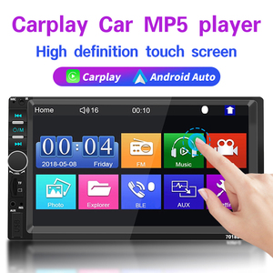 GPS Navi Wifi FM avec caméra de recul 7'' Double Din Autoradio Multimédia 2 Din Lecteur MP5 avec Carplay Android Auto - Product Image 4