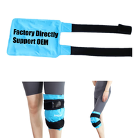 Bingfan Compresse de gel pour genou certifiée CE, compresse chaude et froide pour la thérapie musculaire et le soulagement de la douleur