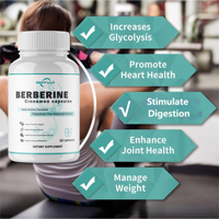 Extrait de plantes OEM/ODM suppléments de berbérine Capsules de chlorhydrate de berbérine Capsules de berbérine