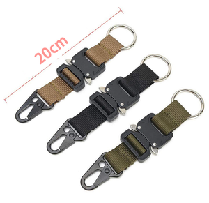 DFR01 Cinturón Táctico de Nylon EDC con Gancho de Águila, Hebilla, Correa, Soporte para Llavero, Cordón, Pesca, Aire Libre, Mosquetones Promocionales - Product Image 1