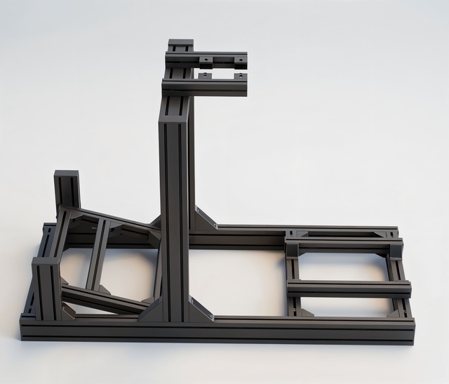 Budget Simracing Cockpit Aluminum Build Low Price for Casual Racers