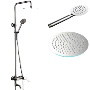 ชุดฝักบัวสแตนเลส 304 หัวฝักบัวแบบวงกลมพร้อมระบบนวด ฝักบัวเรนชาวเวอร์ ดีไซน์ทันสมัย ระบบฝังผนัง ติดตั้งง่าย - Product Image 5