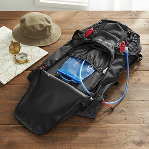<span class=keywords><strong>Sac</strong></span> à dos <span class=keywords><strong>de</strong></span> <span class=keywords><strong>randonnée</strong></span> personnalisé en polyester 60L, grande capacité, imperméable, pour le camping en plein air - Product Image 4