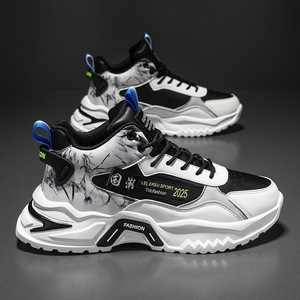Zapatos Deportivos para Hombre 2026, Nueva Tendencia de Moda, Parte Superior de Malla/PU, Entresuela de Goma, Forro de Algodón, para Todas las Temporadas - Product Image 3