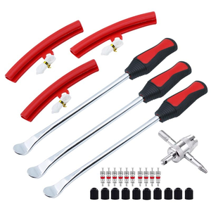 Ensemble d'outils de changement de pneu 5 pièces/ensemble outil de réparation de levier de pneu de <span class=keywords><strong>moto</strong></span> ensemble de cuillère de levier de pneu - Product Image 1