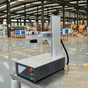 Máquina de Marcado Láser de Fibra Portátil de 20W 30W, Refrigerada por Aire, Económica, para Metal, con Software Ezcad, Compatible con Archivos Dst, Dxf, Plt, Suministro de Fábrica, Buena Calidad - Product Image 4