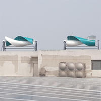 5kw Petite éolienne domestique Eolienne Générateur vertical et 5kw Panneau solaire Système de production d'énergie libre pour la maison