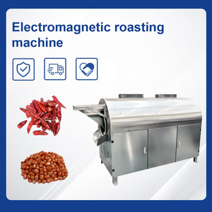 Tostador de inducción electromagnética de alta eficiencia para ahorro de energía para nueces, frijoles, granos, aplicaciones de uso de panadería, soja, maíz, trigo - Product Image 5