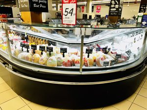 Exhibidor Refrigerado <span class=keywords><strong>de</strong></span> <span class=keywords><strong>Vidrio</strong></span> para Carnes y Charcutería, <span class=keywords><strong>de</strong></span> <span class=keywords><strong>2</strong></span> <span class=keywords><strong>Metros</strong></span>, con Enfriamiento por Aire, para Supermercados, Gran Venta - Product Image 4